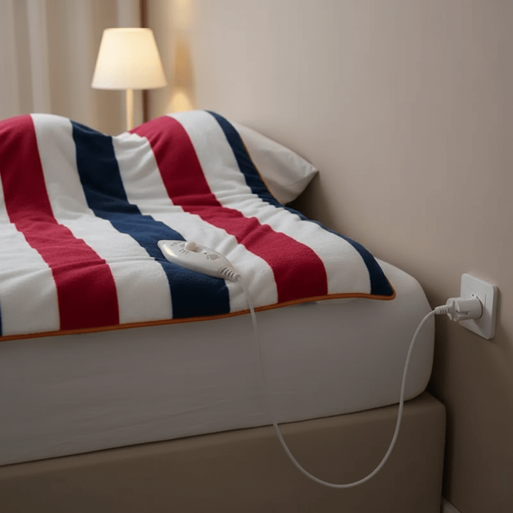 Electric Heated Blanket 47 x 59 in with Thermostat – Soft Plush Fleece Throw with Overheat Protection – for Bed & Couch - Nalani - Fashion Clothing and Decor