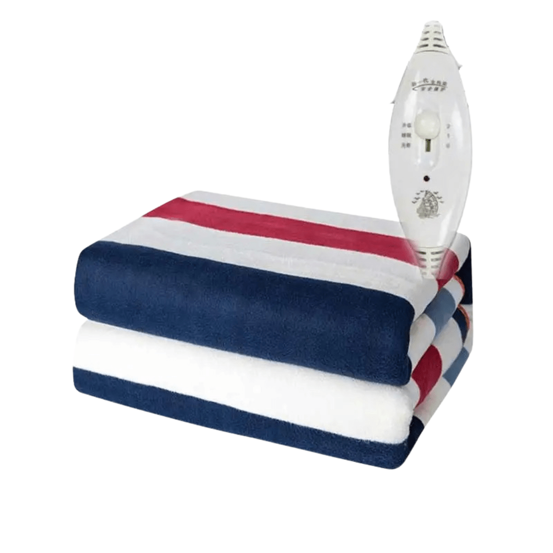 Electric Heated Blanket 47 x 59 in with Thermostat – Soft Plush Fleece Throw with Overheat Protection – for Bed & Couch - Nalani - Fashion Clothing and Decor