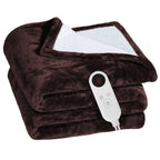 Electric Heated Flannel Blanket – Soft Heated Throw with 6 Heat Settings, 1–8h Timer & Auto Shut-Off – CozyHeat - Nalani - Fashion Clothing and Decor