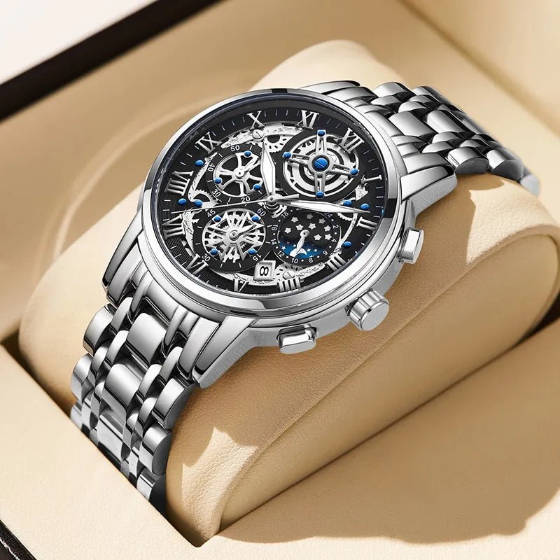 Elegant Business Quartz Mens Watch With Classic Design - Nalani - UK Fashion Clothing and Decor