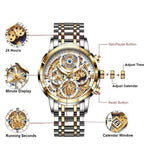 Elegant Business Quartz Mens Watch With Classic Design - Nalani - UK Fashion Clothing and Decor
