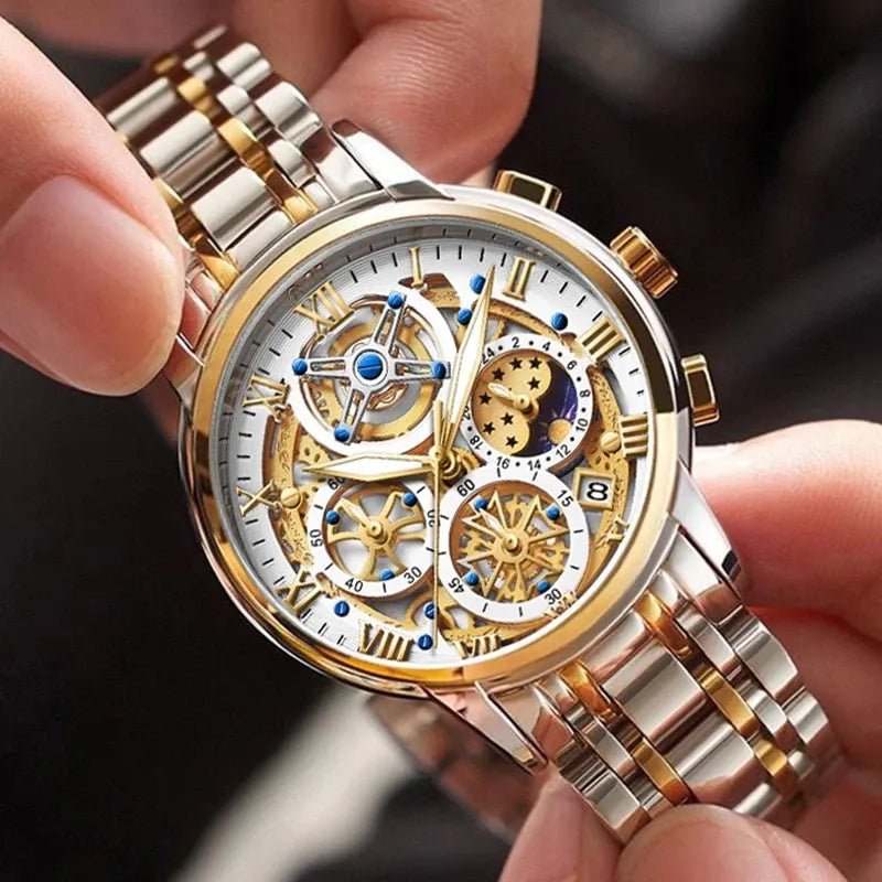 Elegant Business Quartz Mens Watch With Classic Design - Nalani - UK Fashion Clothing and Decor