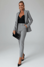 Elegant Tailored Suit Set for Women – Women's Trouser Suit, Blazer & Trousers for Work & Events, 10 Colours – Sophia Laurent - Nalani - Fashion Clothing and Decor