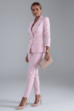 Elegant Tailored Suit Set for Women – Women's Trouser Suit, Blazer & Trousers for Work & Events, 10 Colours – Sophia Laurent - Nalani - Fashion Clothing and Decor