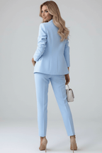 Elegant Tailored Suit Set for Women – Women's Trouser Suit, Blazer & Trousers for Work & Events, 10 Colours – Sophia Laurent - Nalani - Fashion Clothing and Decor