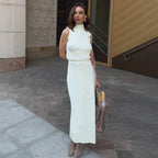 Elegant Two Piece Knit Skirt Set For Women Office - Nalani - UK and AUS Fashion Clothing and Decor