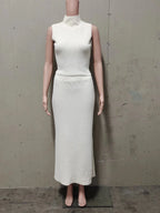 Elegant Two Piece Knit Skirt Set For Women Office - Nalani - UK and AUS Fashion Clothing and Decor