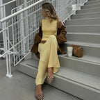 Elegant Two Piece Knit Skirt Set For Women Office - Nalani - UK and AUS Fashion Clothing and Decor