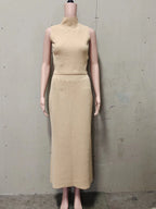 Elegant Two Piece Knit Skirt Set For Women Office - Nalani - UK and AUS Fashion Clothing and Decor