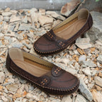 Elodie Faye Lightstep Loafers Soft PU Leather Upper Cushioned Insole - Nalani - Fashion Clothing and Decor