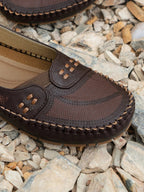 Elodie Faye Lightstep Loafers Soft PU Leather Upper Cushioned Insole - Nalani - Fashion Clothing and Decor