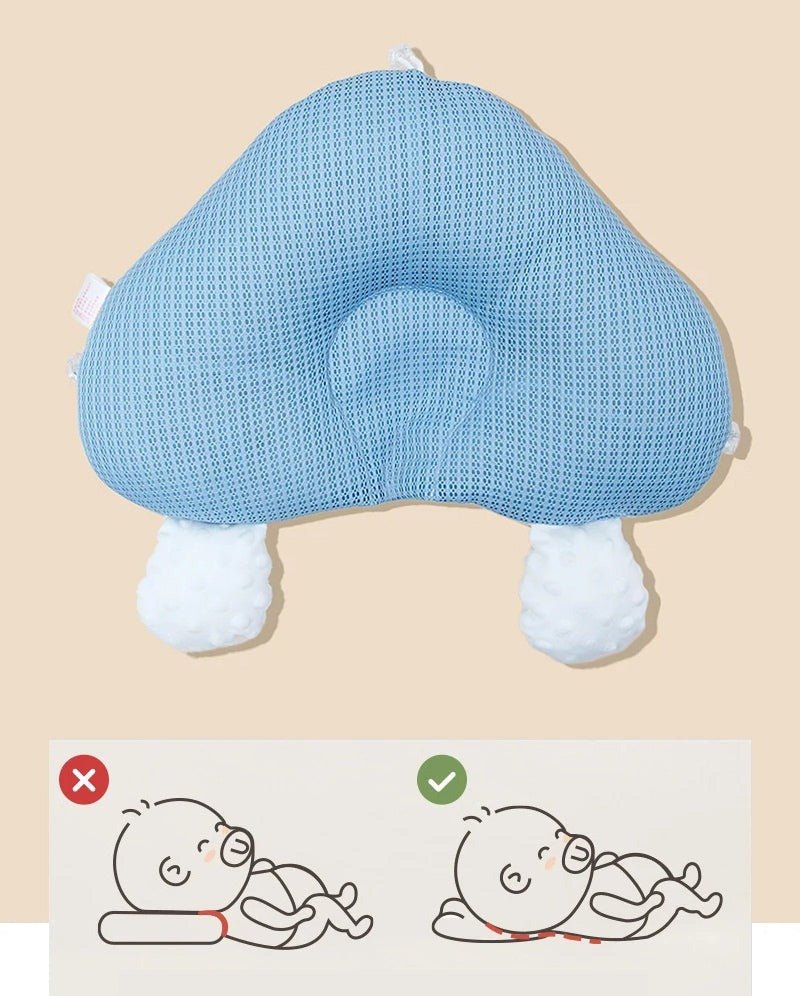 Ergonomic Baby Cushion with Adjustable Support – Reversible Comfort Pillow 26 x 17 in, Machine Washable – 0-12 Months (Supervised Use Only) - Nalani - Fashion Clothing and Decor