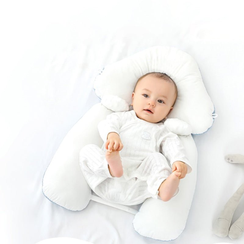 Ergonomic Baby Cushion with Adjustable Support – Reversible Comfort Pillow 26 x 17 in, Machine Washable – 0-12 Months (Supervised Use Only) - Nalani - Fashion Clothing and Decor