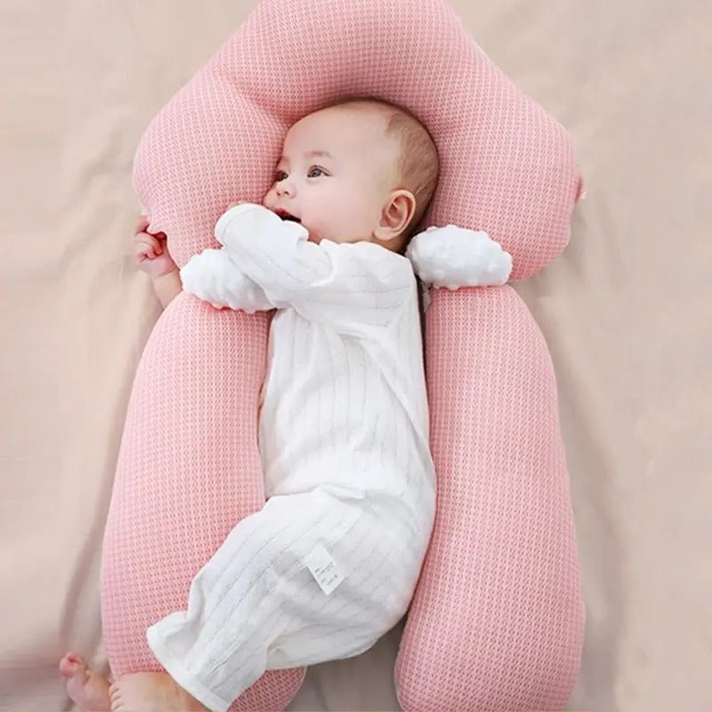 Ergonomic Baby Cushion with Adjustable Support – Reversible Comfort Pillow 26 x 17 in, Machine Washable – 0-12 Months (Supervised Use Only) - Nalani - Fashion Clothing and Decor