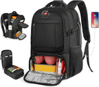Extra-Large Lunch and Laptop Travel Backpack with USB Charging Port - Nalani - Fashion Clothing and Decor