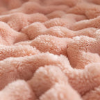 Extra Soft Flannel Blanket – Bubble Texture Plush Throw Blanket for Couch & Bed, Warm Flannel Fleece – PlushBubble - Nalani - Fashion Clothing and Decor