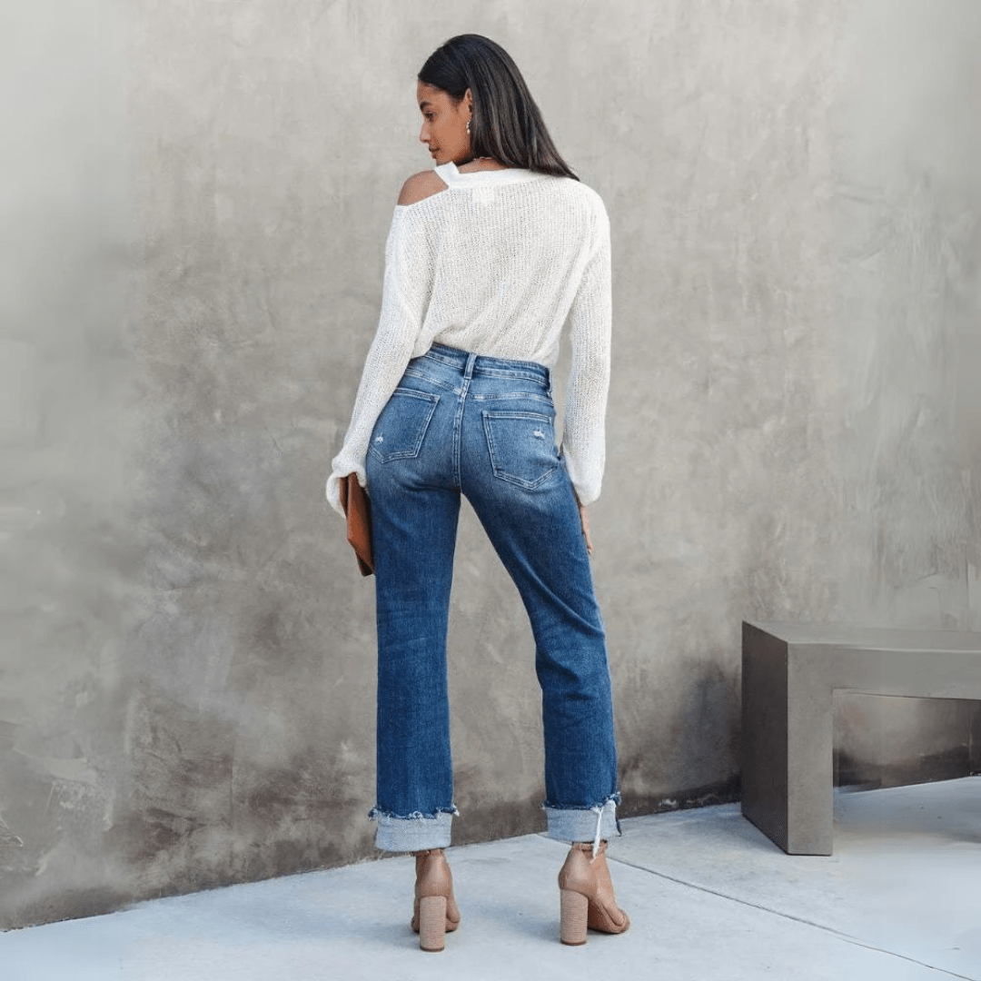 Facolli | Women's comfortable ladies' jeans - Nalani - UK Fashion Clothing and Decor