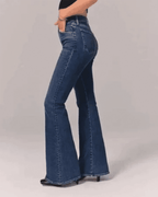 Facolli | Women's flared high - waisted jeans - Nalani - UK Fashion Clothing and Decor