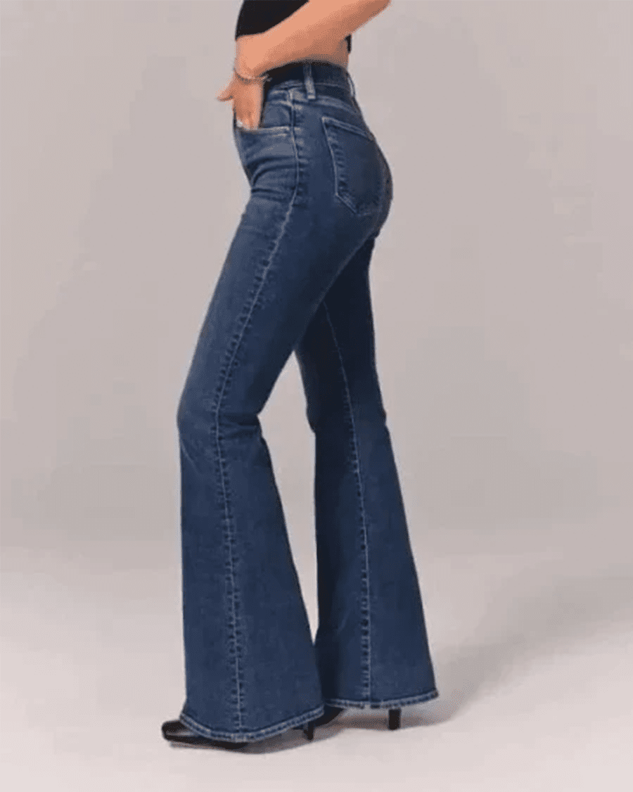 Facolli | Women's flared high - waisted jeans - Nalani - UK Fashion Clothing and Decor