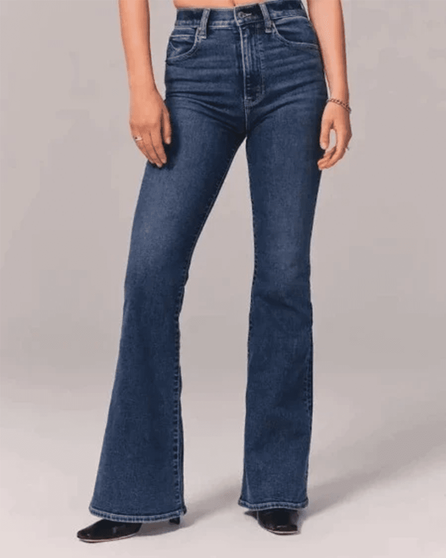 Facolli | Women's flared high - waisted jeans - Nalani - UK Fashion Clothing and Decor