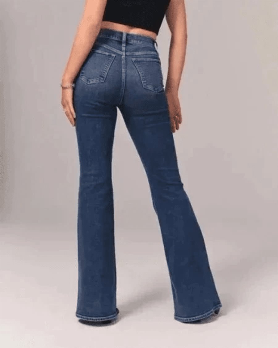Facolli | Women's flared high - waisted jeans - Nalani - UK Fashion Clothing and Decor
