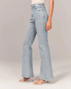 Facolli | Women's flared high - waisted jeans - Nalani - UK Fashion Clothing and Decor