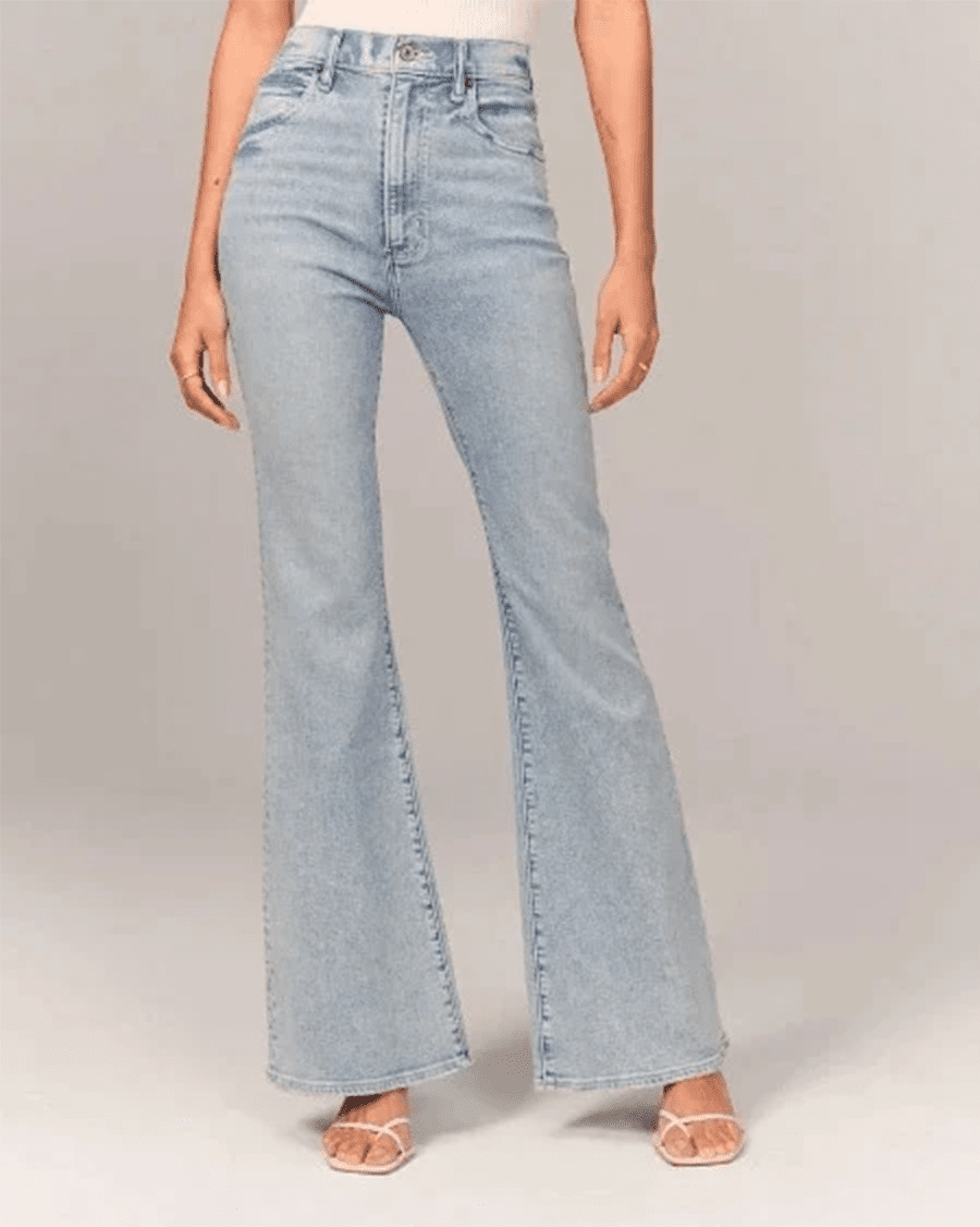 Facolli | Women's flared high - waisted jeans - Nalani - UK Fashion Clothing and Decor