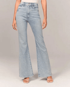 Facolli | Women's flared high - waisted jeans - Nalani - UK Fashion Clothing and Decor
