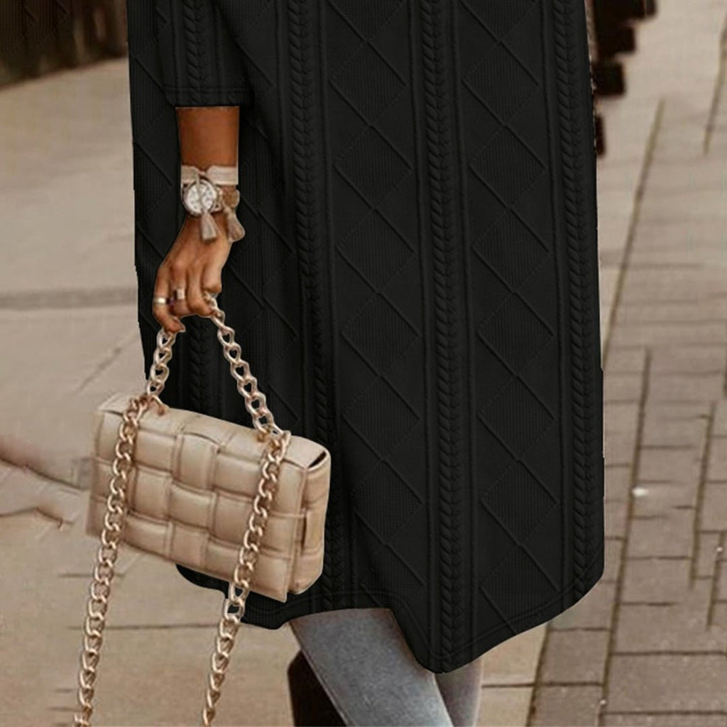 Fashionable textured women's coat - Nalani - UK Fashion Clothing and Decor