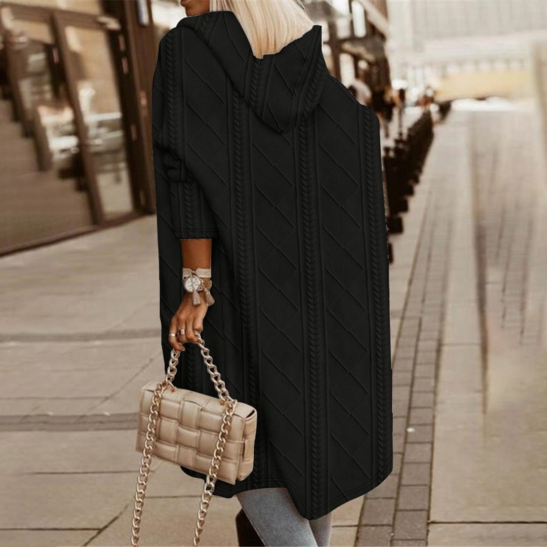 Fashionable textured women's coat - Nalani - UK Fashion Clothing and Decor