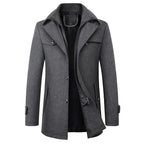 Figueral | Men's Winter Coat | Elegant Stand Collar | Warm & Stylish for Business - Nalani - Fashion Clothing and Decor