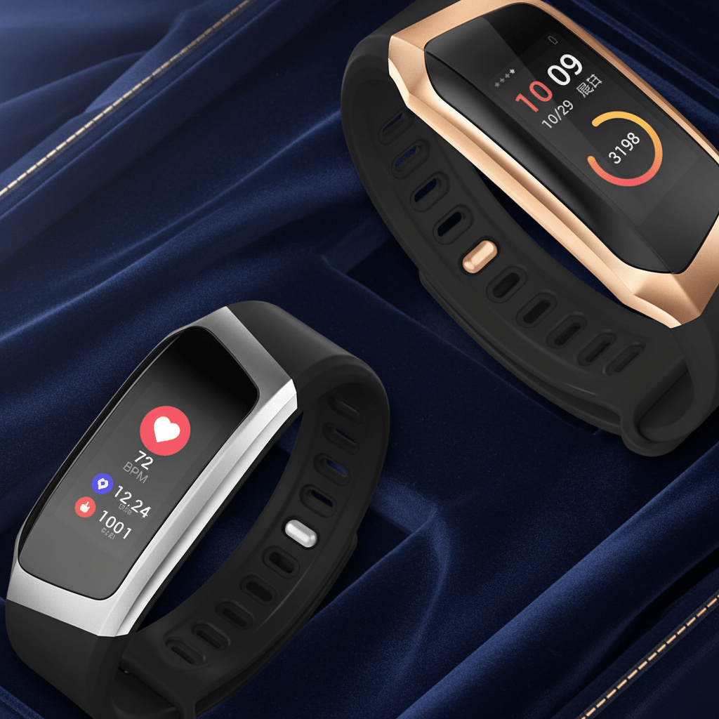 Fitness Smartwatch – Heart Rate, Step & Sleep Tracker Watch with Smart Notifications, Lightweight, Black, Gold or Silver - Nalani - Fashion Clothing and Decor