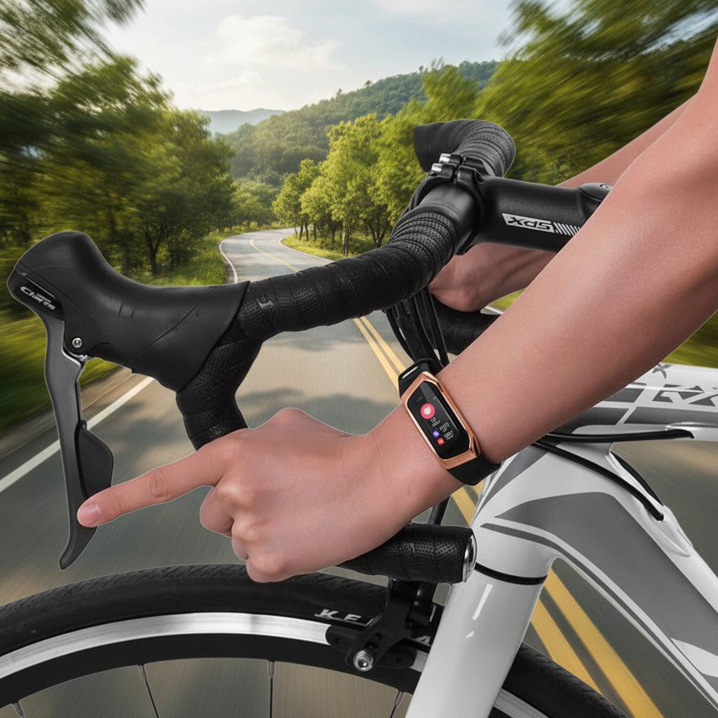 Fitness Smartwatch – Heart Rate, Step & Sleep Tracker Watch with Smart Notifications, Lightweight, Black, Gold or Silver - Nalani - Fashion Clothing and Decor