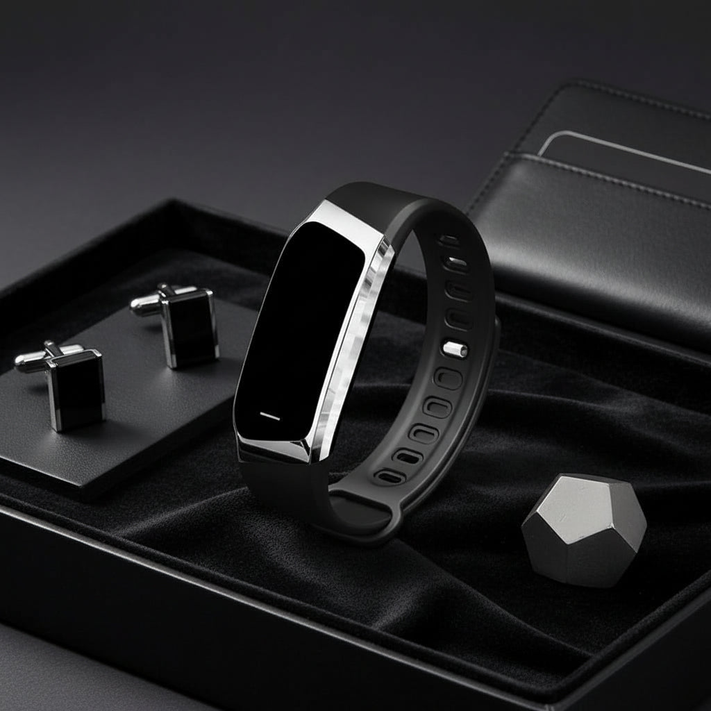 Fitness Smartwatch – Heart Rate, Step & Sleep Tracker Watch with Smart Notifications, Lightweight, Black, Gold or Silver - Nalani - Fashion Clothing and Decor