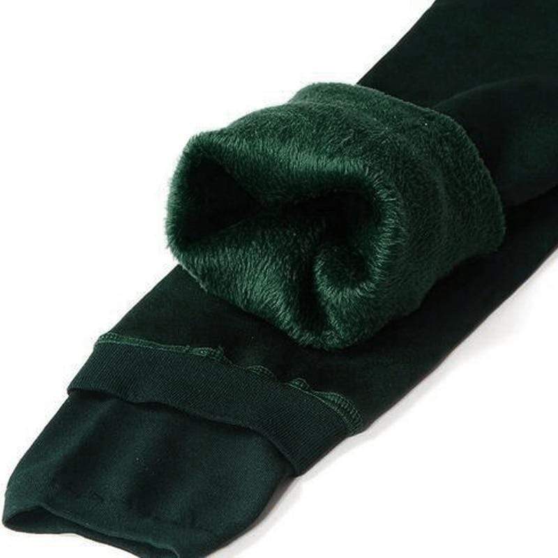 Fleece-Lined Winter Leggings – Women's Thermal Leggings, High Waisted & Warm, 8 Colors, S–XL – Zahara Elsa - Nalani - Fashion Clothing and Decor
