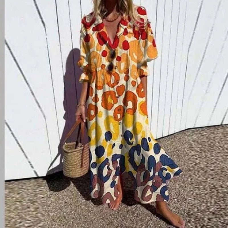 Fleuria | Effortless Elegance In Every Step Boho Inspired Summer Dress - Nalani - Fashion Clothing and Decor