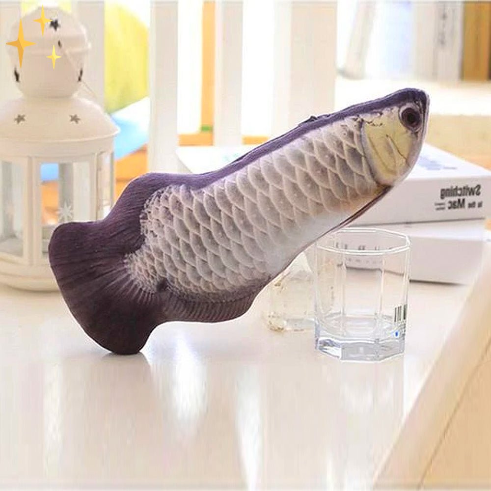Flopping Fish Cat Toy – 4 Pack Interactive Moving Fish Cat Toys with Motion Sensor, USB Rechargeable - Nalani - Fashion Clothing and Decor