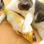 Flopping Fish Cat Toy – 4 Pack Interactive Moving Fish Cat Toys with Motion Sensor, USB Rechargeable - Nalani - Fashion Clothing and Decor