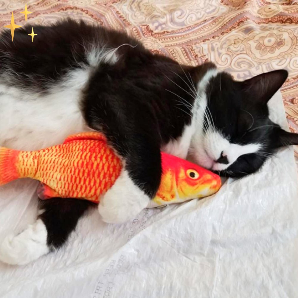 Flopping Fish Cat Toy – 4 Pack Interactive Moving Fish Cat Toys with Motion Sensor, USB Rechargeable - Nalani - Fashion Clothing and Decor