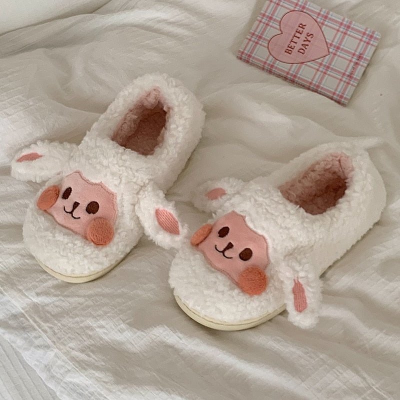 Fluffy Animal Slippers For Home All Ages Non Slip Sole - Nalani - UK Fashion Clothing and Decor