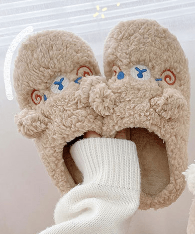 Fluffy Animal Slippers For Home All Ages Non Slip Sole - Nalani - UK Fashion Clothing and Decor