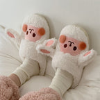 Fluffy Animal Slippers For Home All Ages Non Slip Sole - Nalani - UK Fashion Clothing and Decor