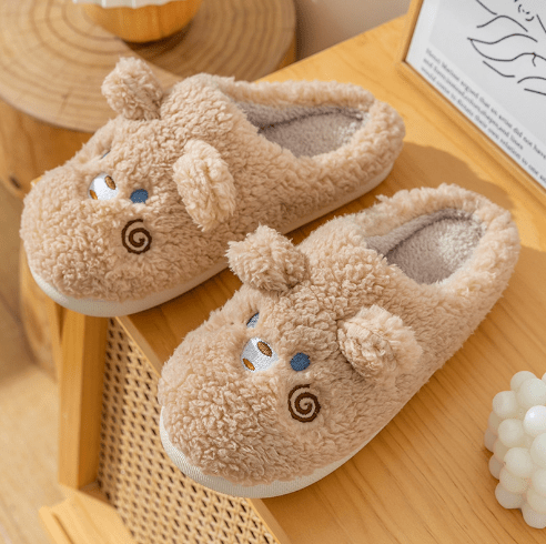 Fluffy Animal Slippers For Home All Ages Non Slip Sole - Nalani - UK Fashion Clothing and Decor