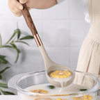 Food-Safe Silicone Kitchen Tools with Wooden Handle – 10-Piece Silicone Cooking Utensil Set – KitchenElegance - Nalani - Fashion Clothing and Decor