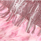 Fringe Embellished Mini Dress With Feather Hem For Cocktail - Nalani - UK and AUS Fashion Clothing and Decor