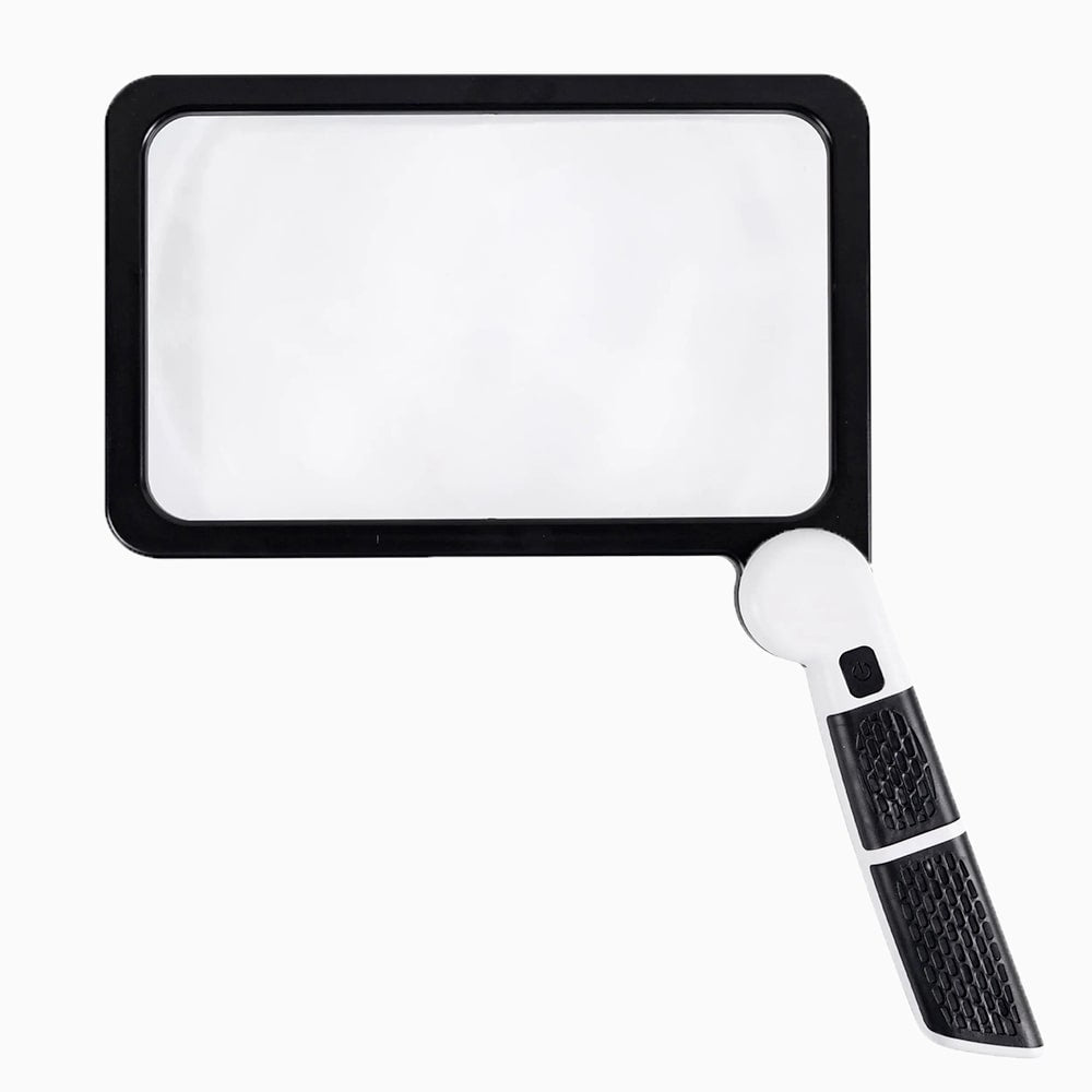 Full-Sided Handheld Magnifier – 5X Magnification, LED Illuminated Magnifier with 3 Modes, Ideal for Reading Books and for Seniors - Nalani - Fashion Clothing and Decor