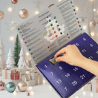 Gemstone Advent Calendar – 24 Natural Crystals & Stones for the Christmas Countdown, Rock Collection Gift, 2 Styles - Nalani - Fashion Clothing and Decor