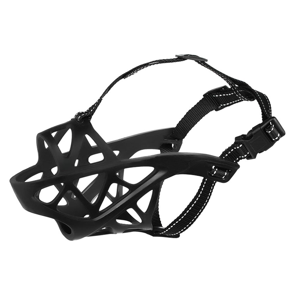 Gentle Dog Muzzle for Safe Everyday Situations - Soft Breathable Mesh Anti-Biting & Chewing Muzzle with Adjustable Straps for Panting & Drinking - Nalani - Fashion Clothing and Decor