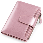 Genuine Leather RFID Wallet - Compact Bifold with Coin Pocket - Nalani - Fashion Clothing and Decor