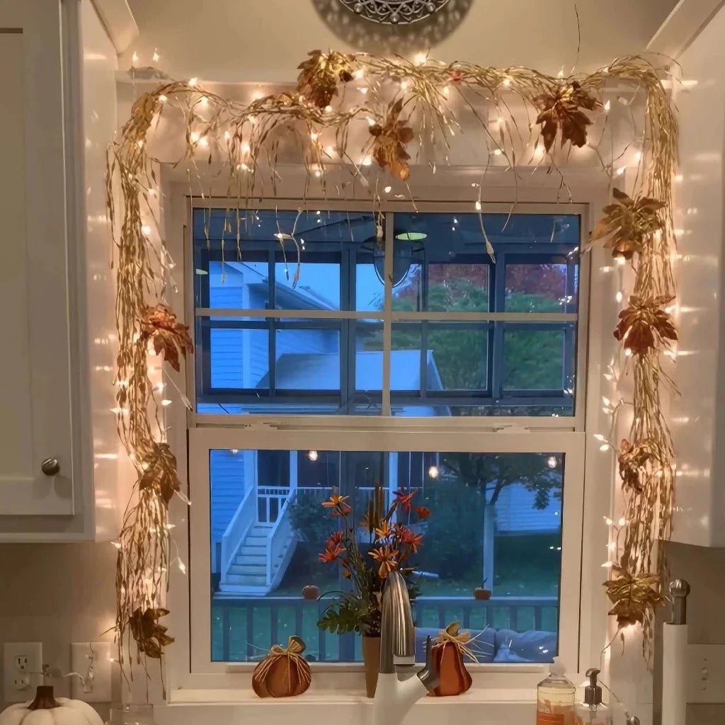 Glimmering Charm Garlands Enchanted Glow Drapes With Fairy Lights - Nalani - Fashion Clothing and Decor